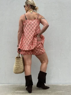 Honolulu Sporty Shorts ORANGE (Preorder Levering start april)