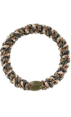 Kknekki elastik MIX GREEN BEIGE GLITTER