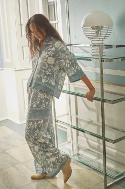 Love1176-4 Pants FLOWER